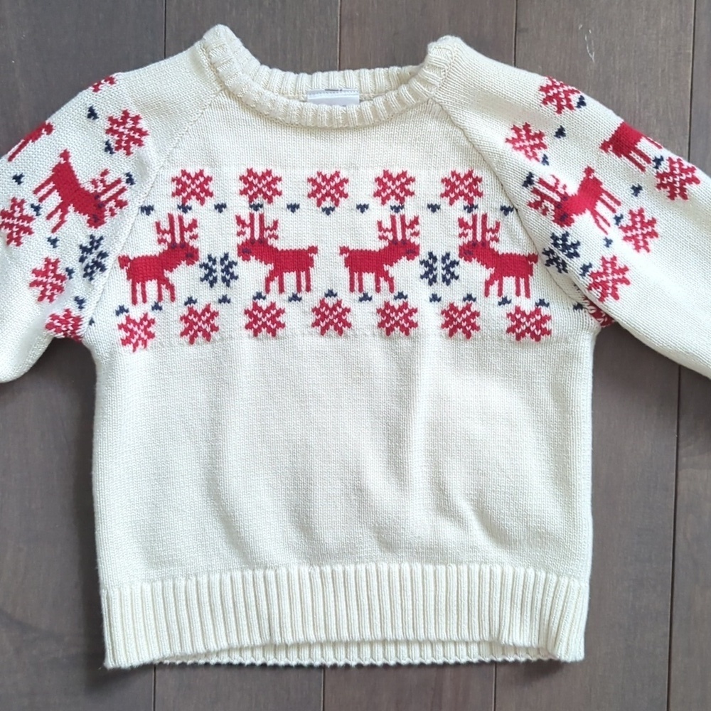 Hanna Andersson 2T Holiday Sweater - Picture 3 of 6